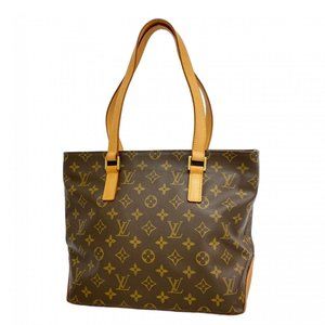 Louis Vuitton Monogram Cabas Piano Tote Bag M51148 Brown Women's
